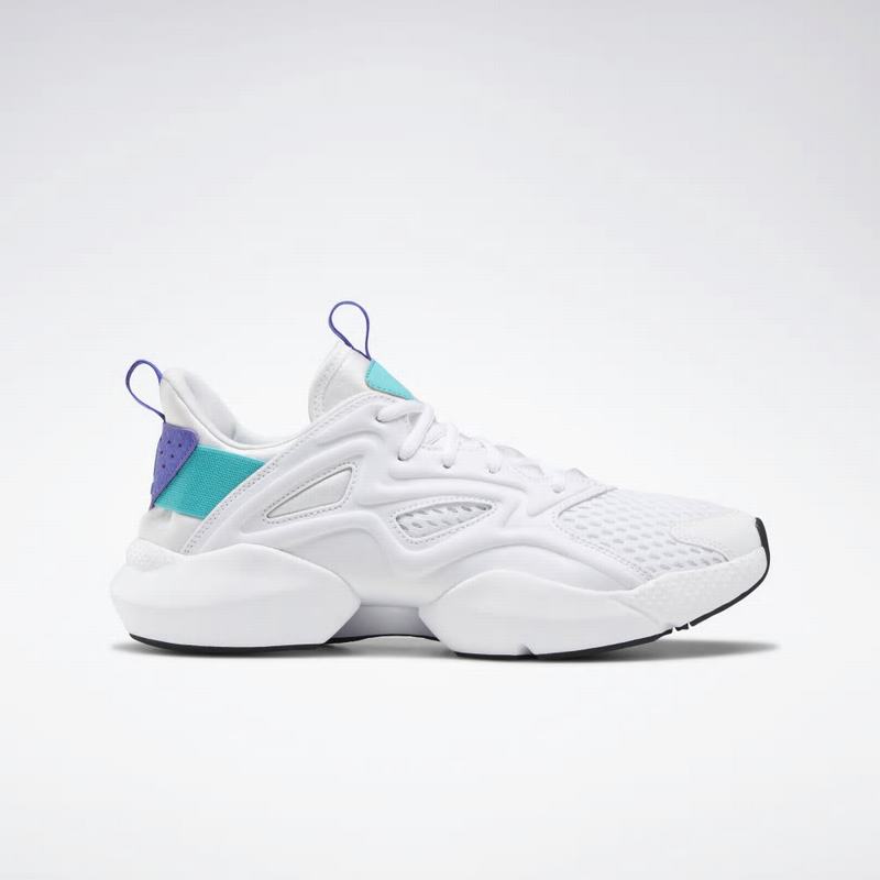 Adidasi Alergare Reebok Sole Fury Adapt Barbati Albi/Turcoaz/Violet Romania JG2400IA